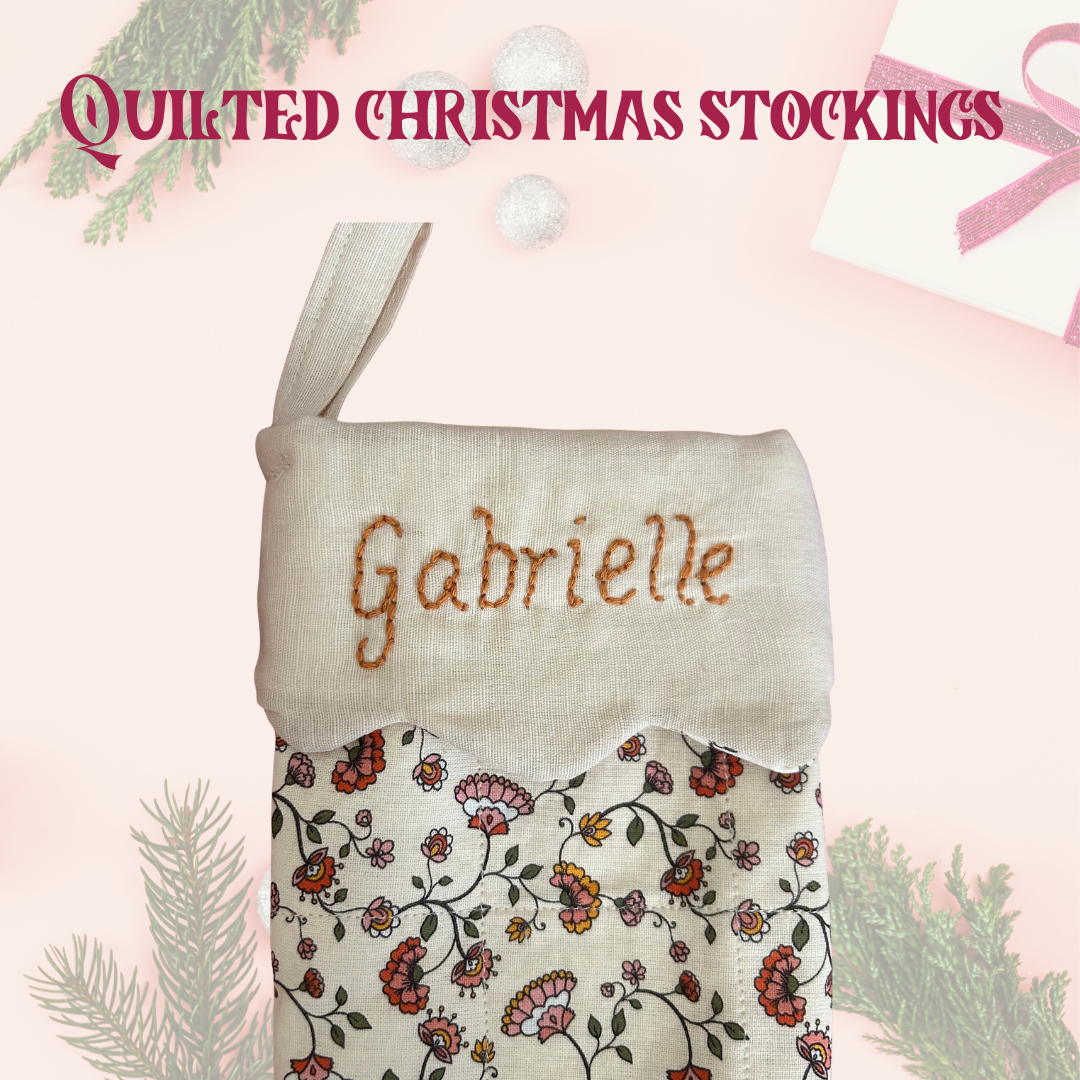 Quilted Christmas Stocking • LIMITED RELEASE
