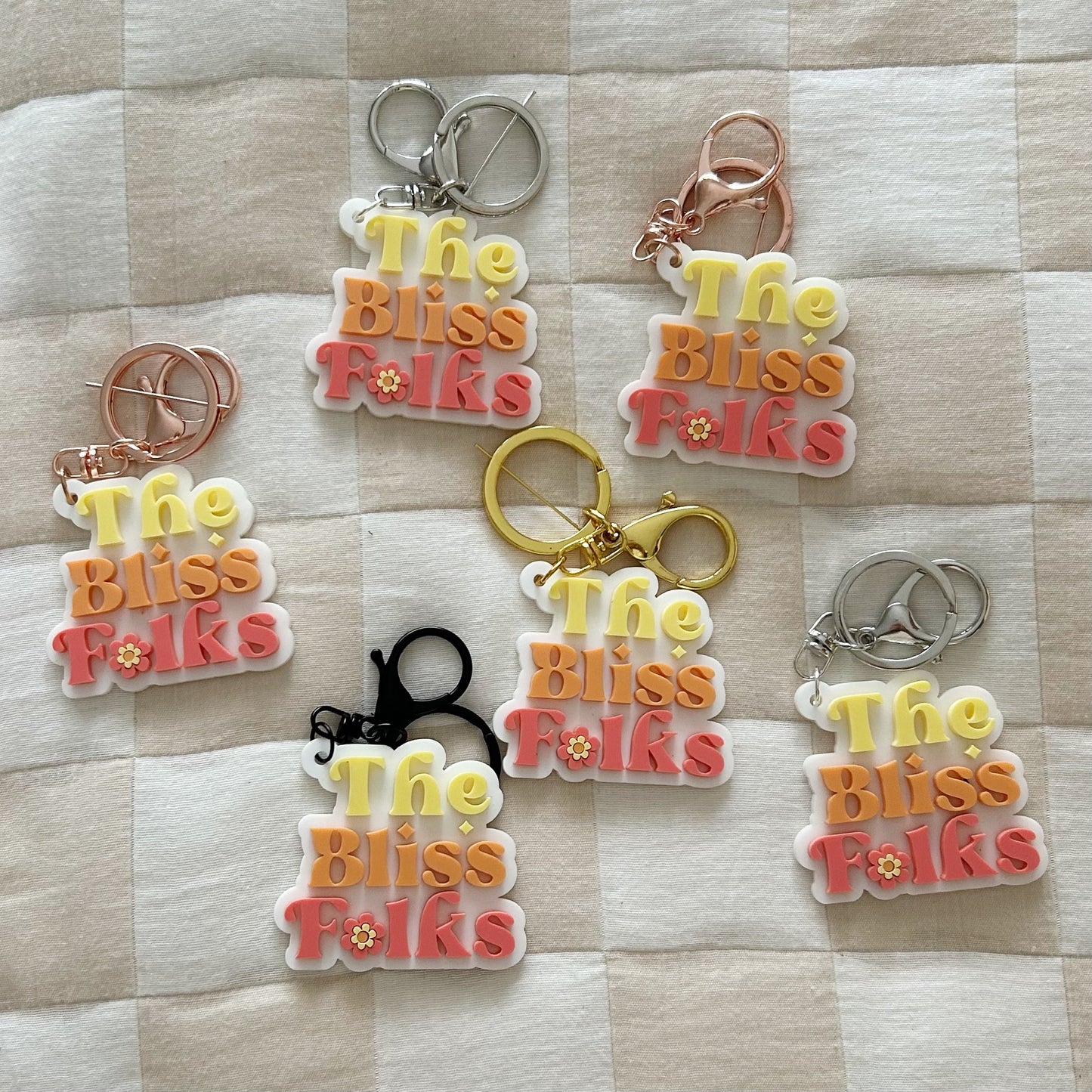 The Bliss Folks Keyring