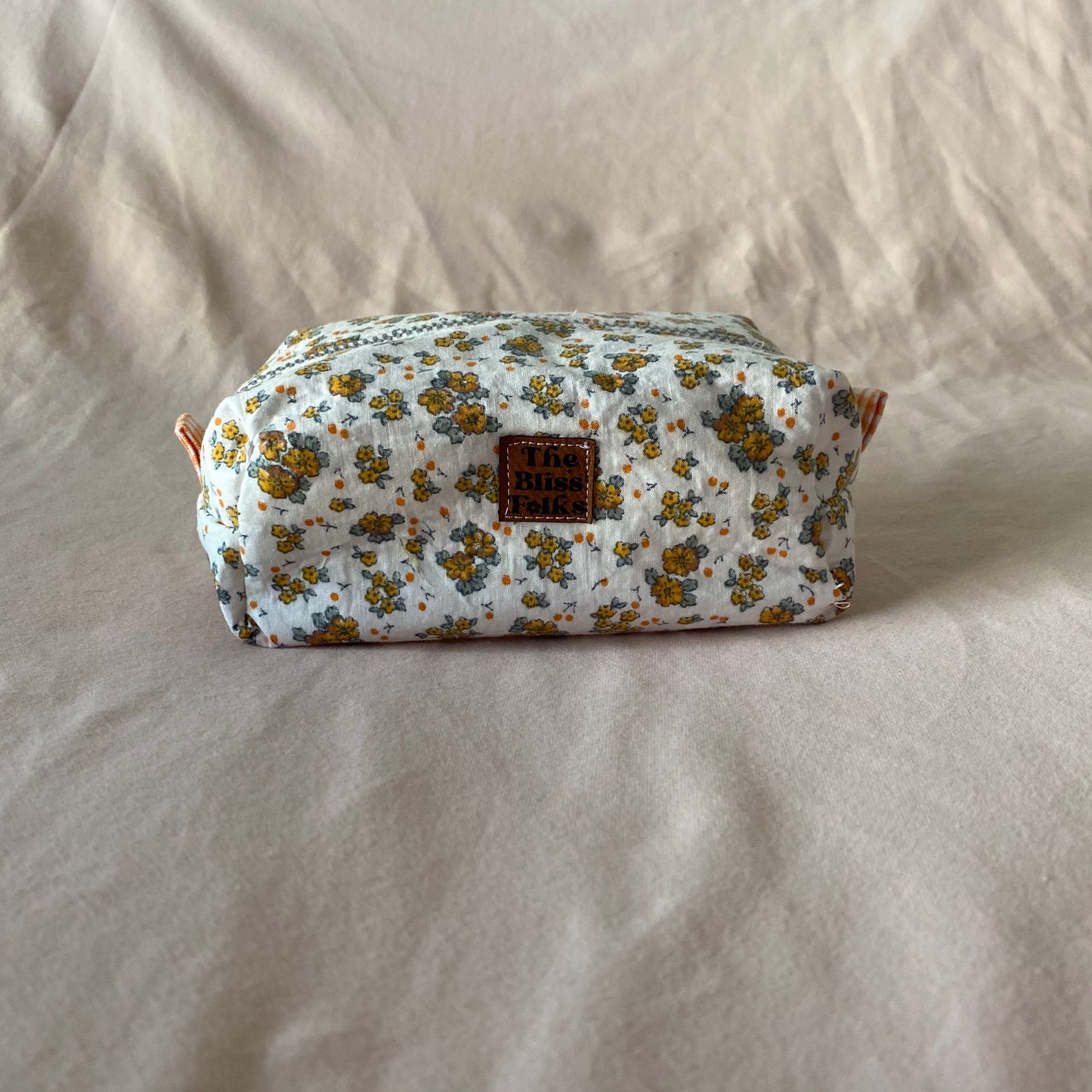 Carry Case • Small Mustard Floral