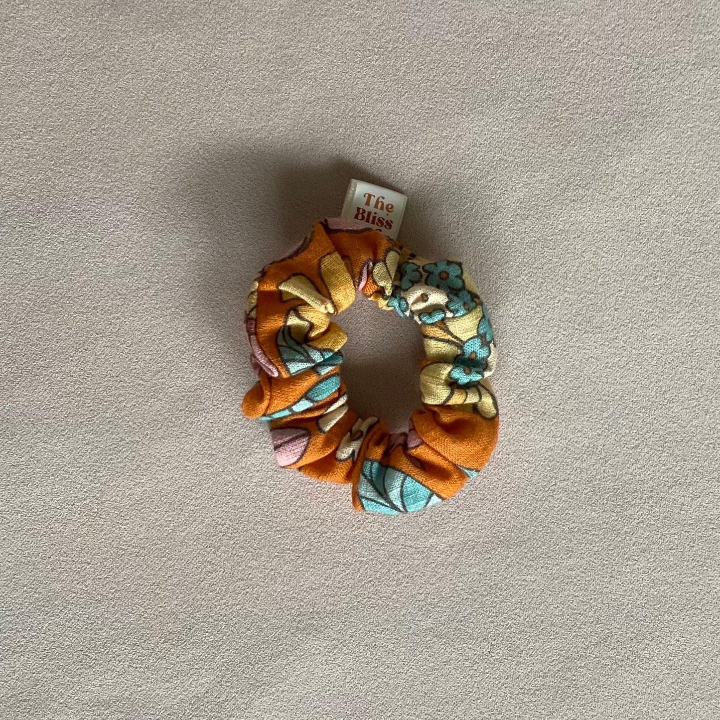 Little Groovers Scrunchie • Orange Floral