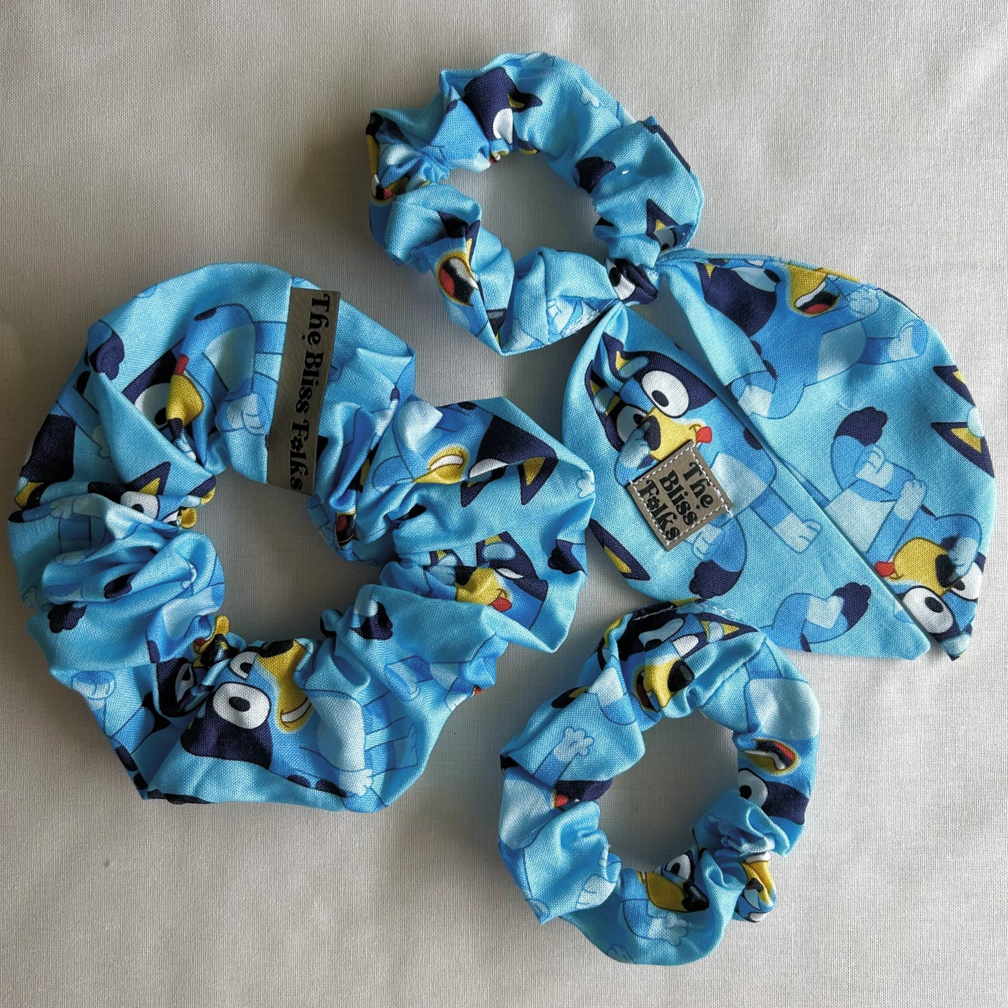 Knot Bow Scrunchie • Bluey