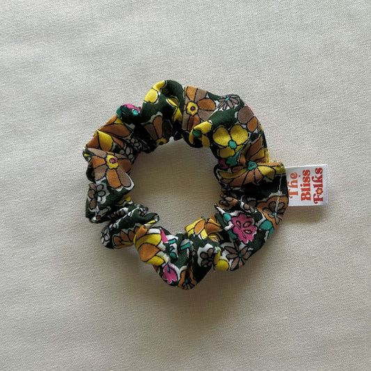 Little Groovers Scrunchie • Khaki Floral